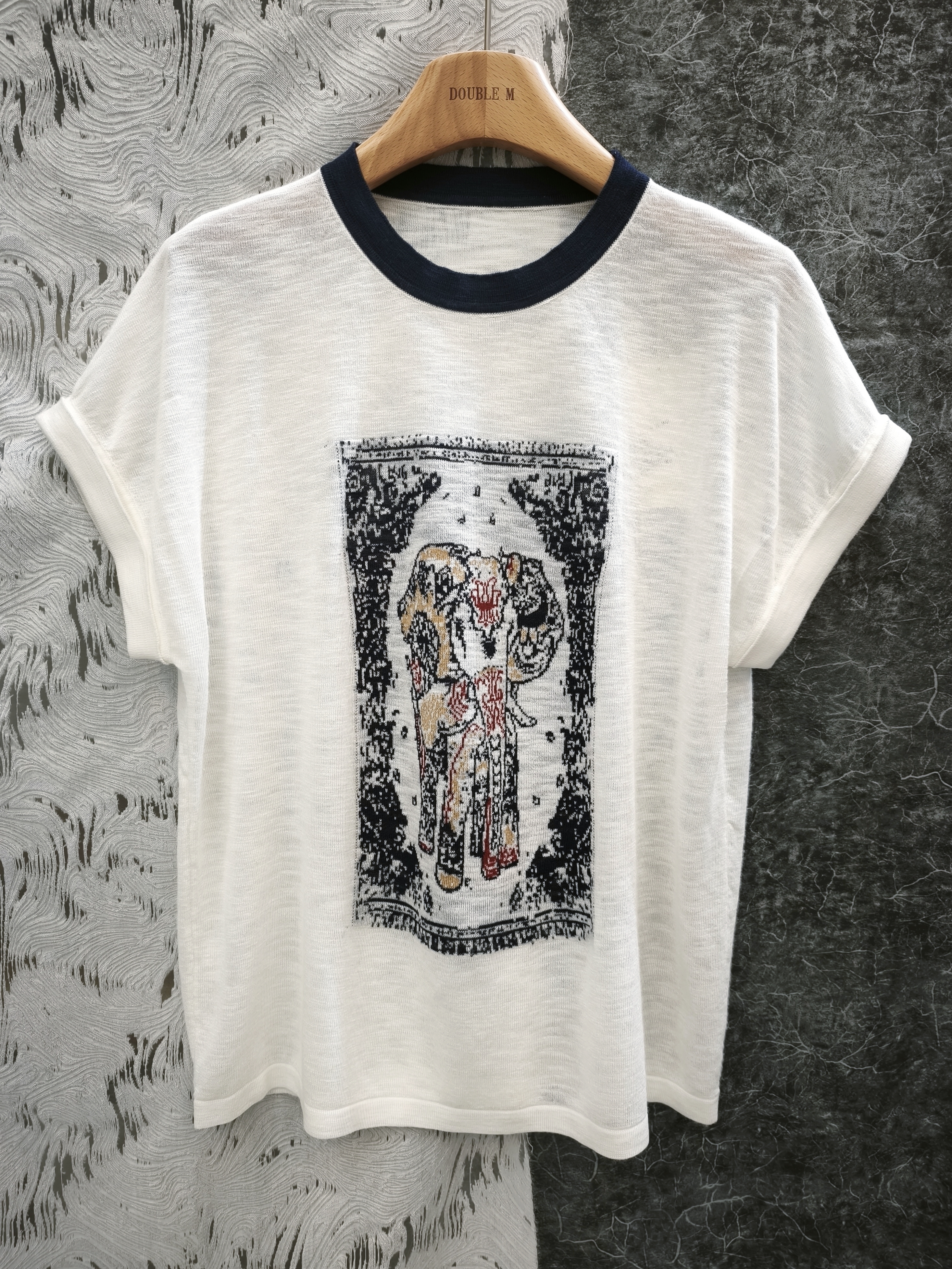 竹節棉大象上衣