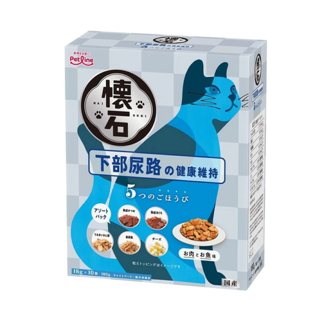 PetLine 懷石 5つのお得 貓用綜合營養 18g×10袋 下部尿路健康維持