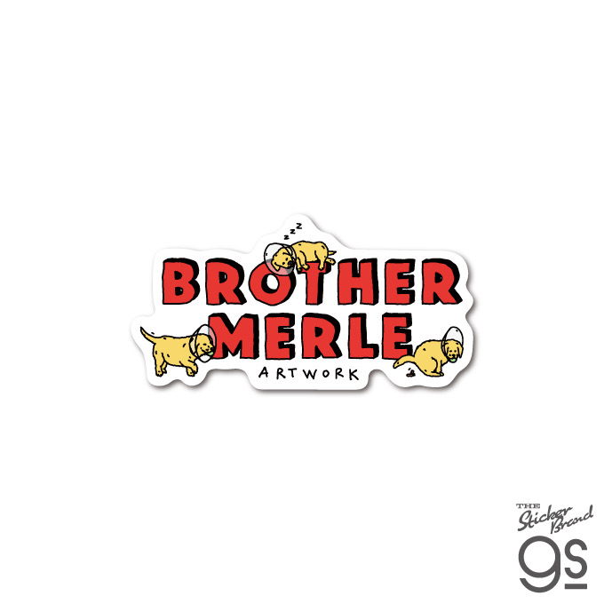 Brother Merle-Puppies Sticker