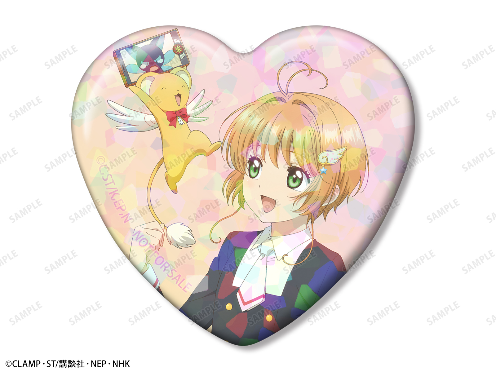 《Pre-Order》Glitter Badge Travel Ver.｜JR東日本 X CCS Spring Trip to Kyoto 小櫻的京都春遊 (26SK34-P）