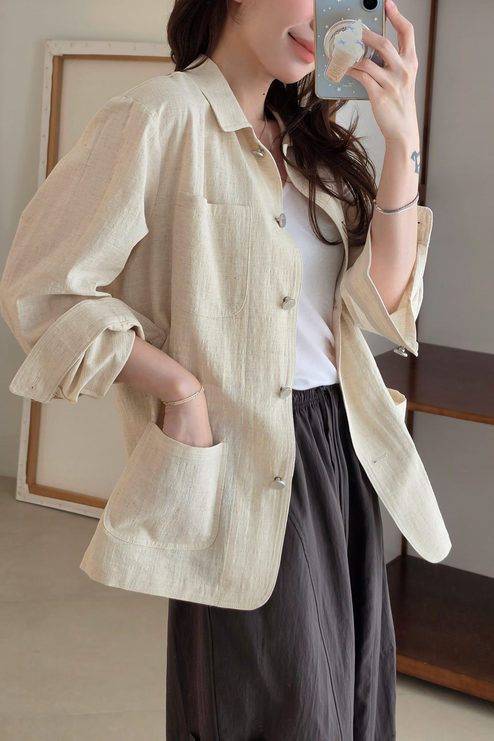 Linen blazer 