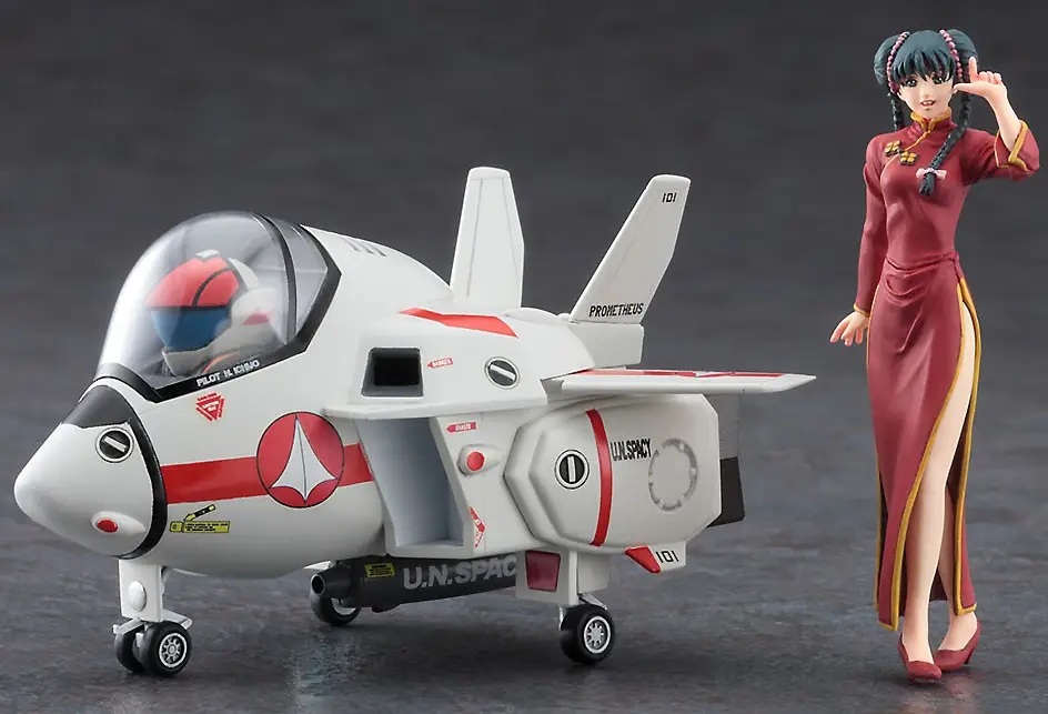 1/24 Lynn Minmay (China Dress) w/VF-1J Valkyrie (Eggplane)