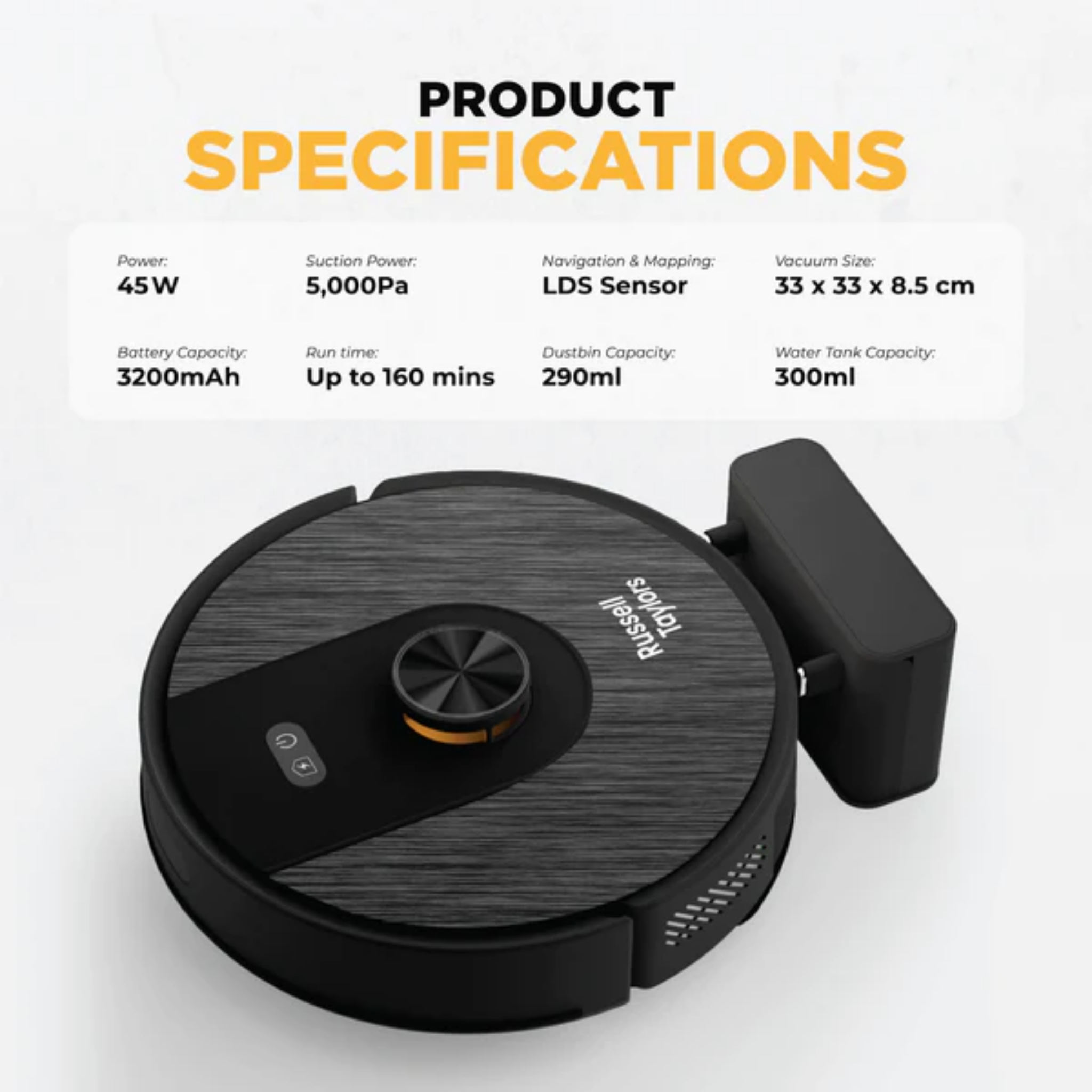 Russell Taylors Robot Vacuum Cleaner (R10)