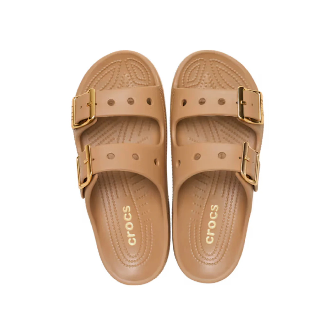 Crocs Women's Satuday Metallic Buckle Sandal/Black 213316