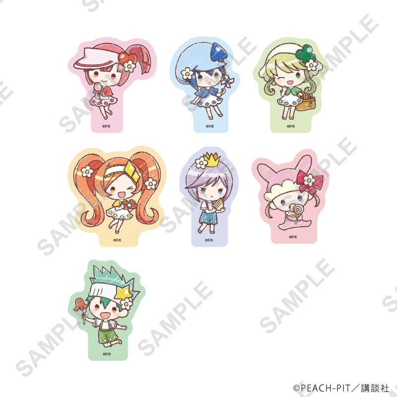 貼紙(7枚套裝) 守護甜心 Shugo Chara! 03/柄A 野餐ver. #P-SCG0924 [A3] (PRE-ORDER) [2026/08]