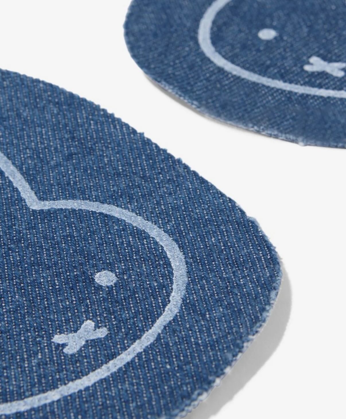 Miffy denim iron-on patches set of 2 