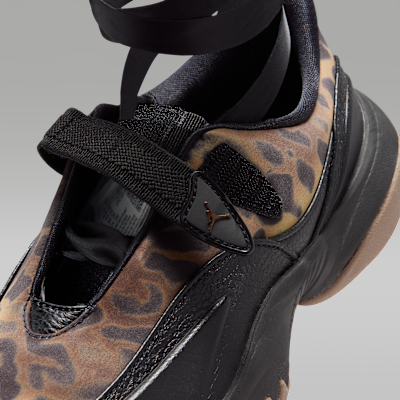 Jordan Pointe 芭蕾舞絲帶綁帶運動鞋［Leopard / Black］