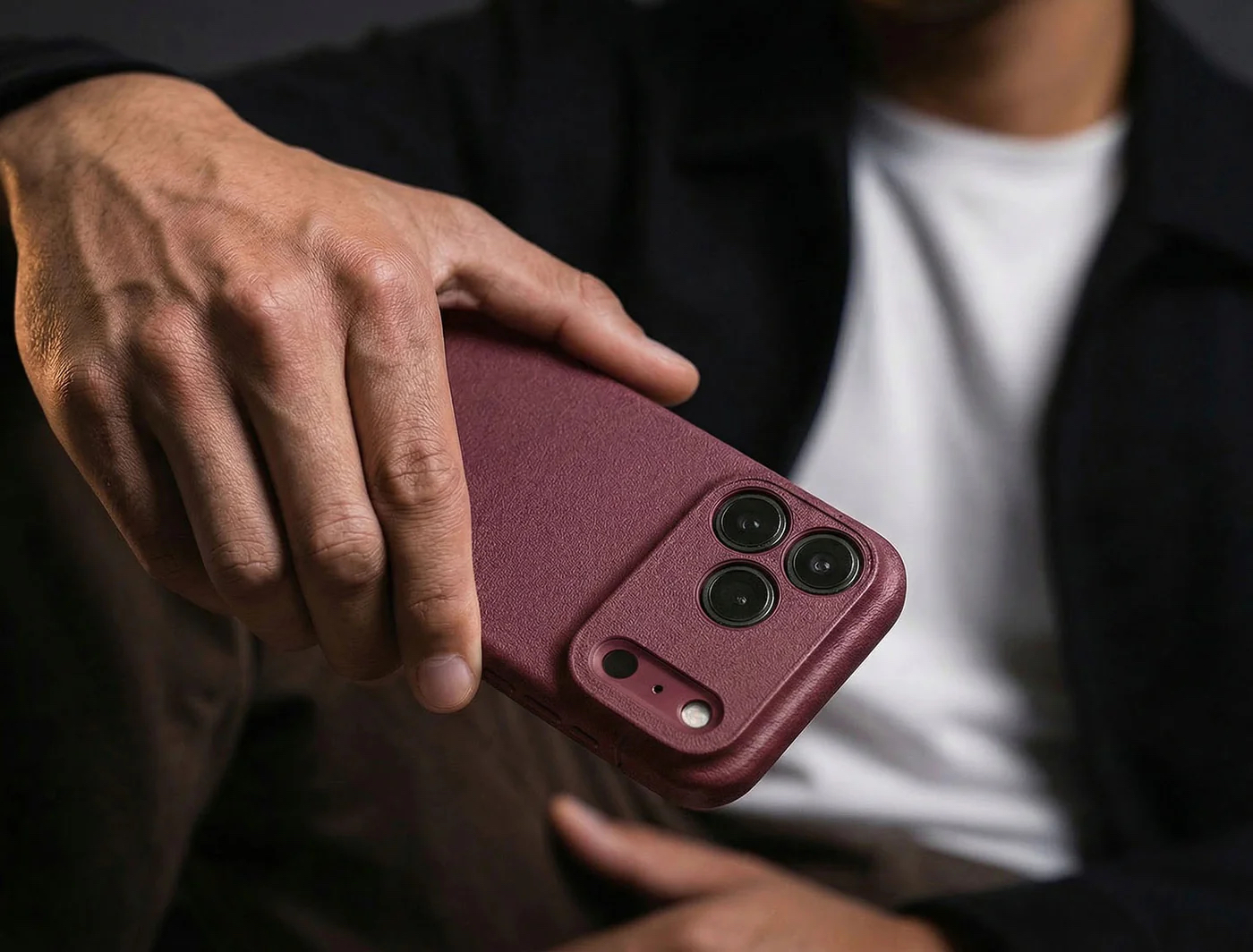 CAUDABE Sheath iPhone 手機保護殼，MagSafe 兼容，防震防摔，最佳手感，啞光