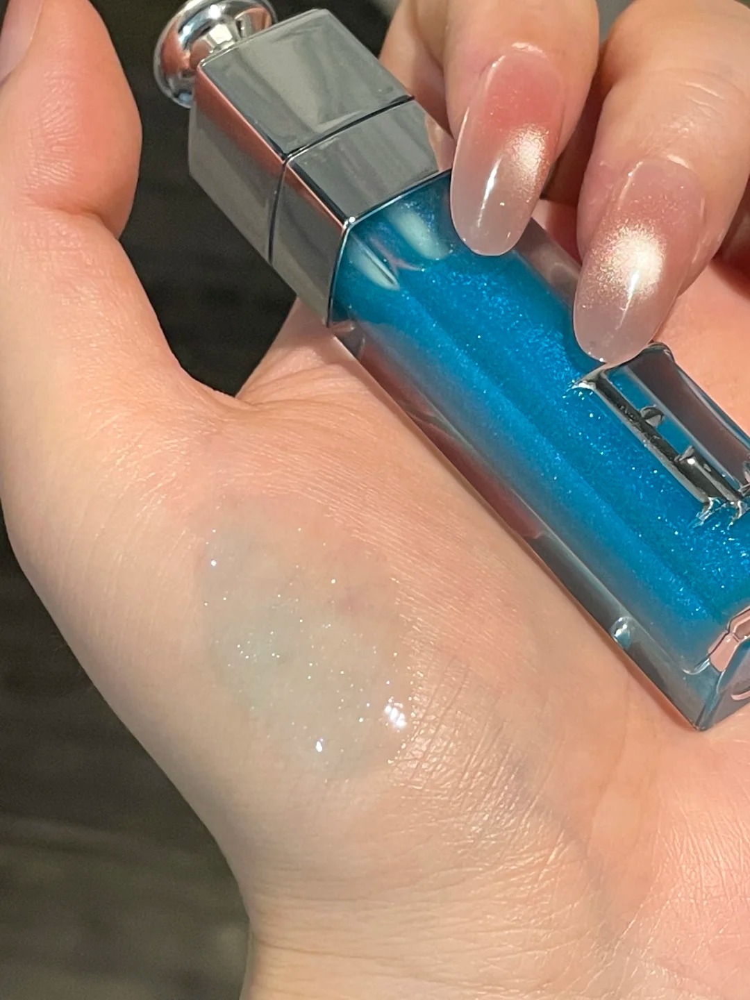 2026夏季限定！DIOR 迪奧 #072 冰透藍唇蜜 唇釉 誘惑豐盈水潤唇彩 