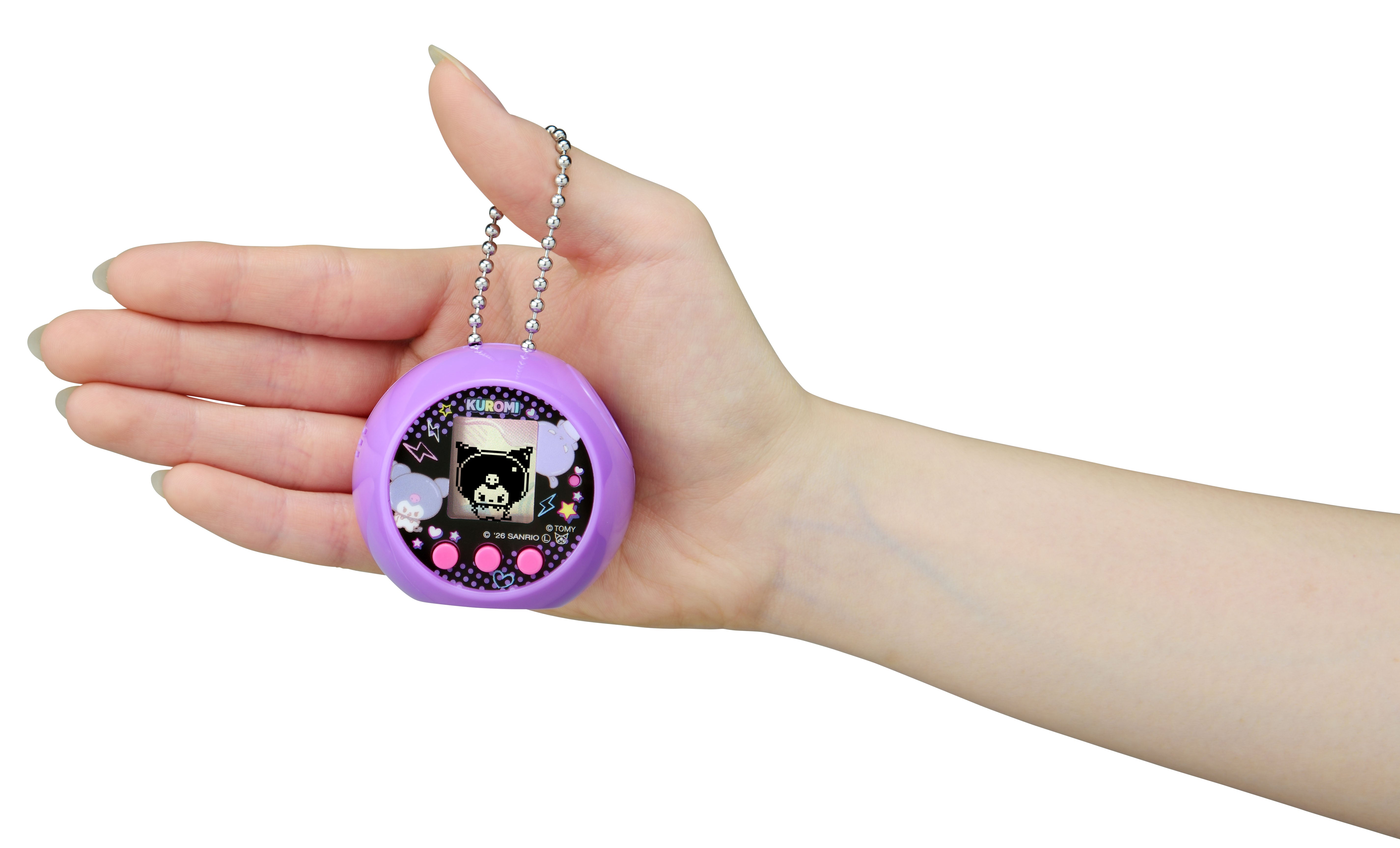 Kuromi 電子雞 Punirunes 電子寵物｜Sanrio Kuromi 虛擬寵物互動玩具｜Takara Tomy 日本正版｜香港現貨