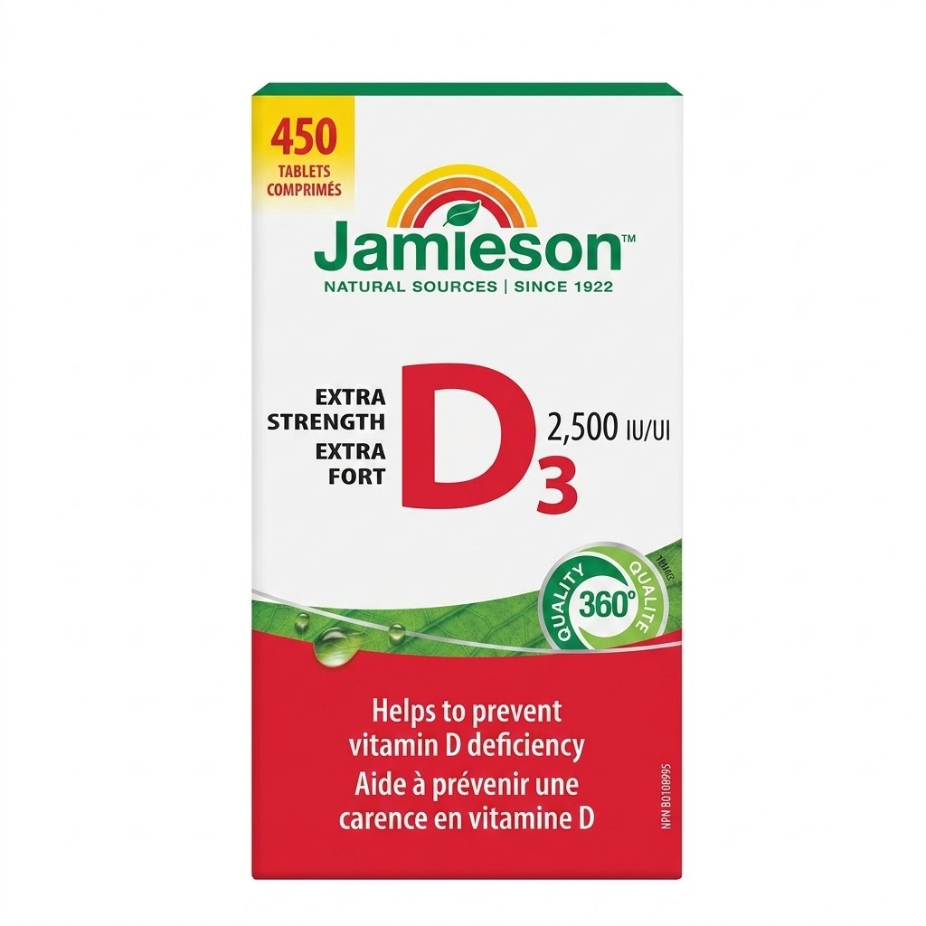 Jamieson - 維他命D3 2500IU（450粒裝）