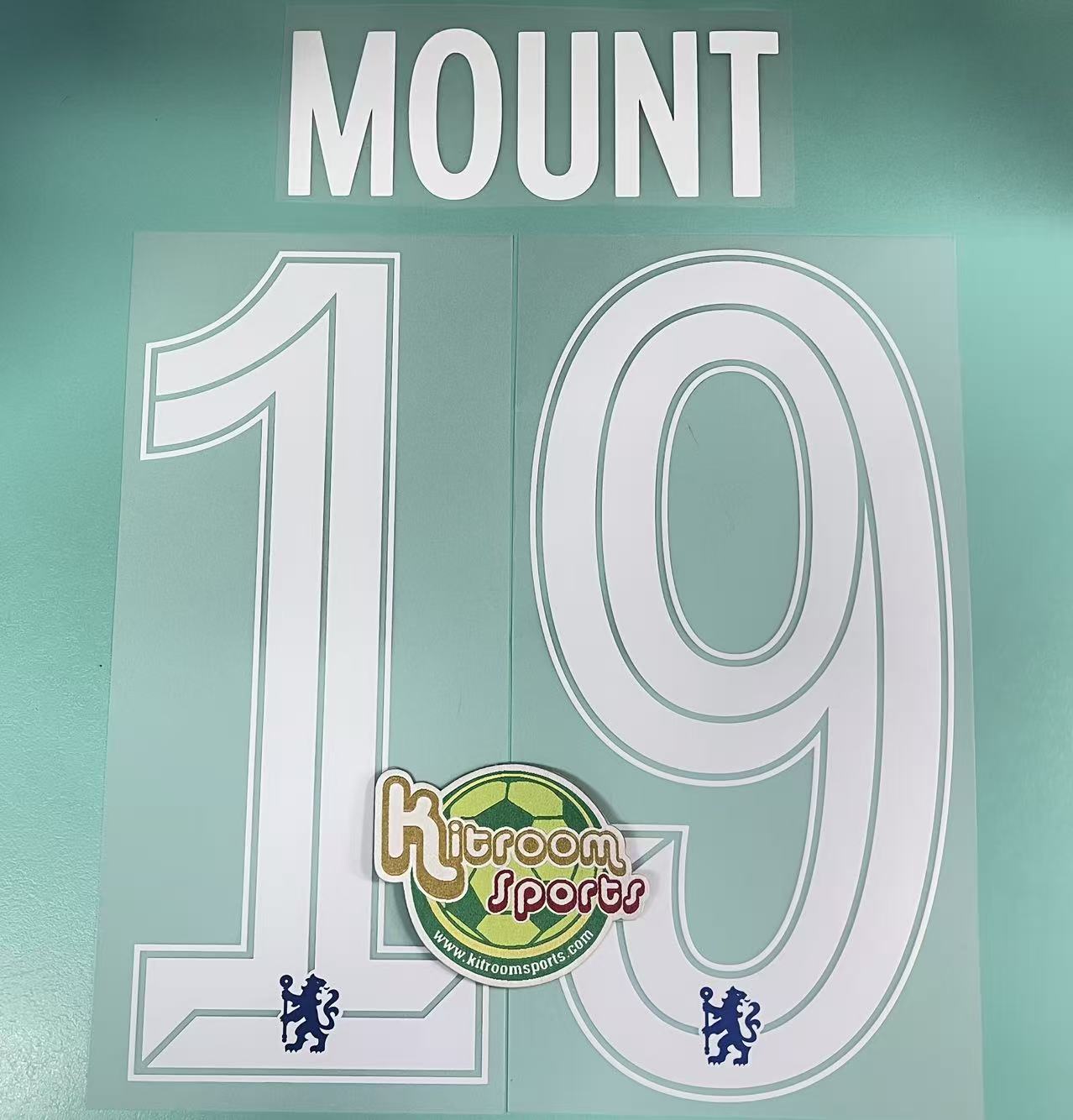 2022-23 Chelsea Home UCL Nameset #19 MOUNT