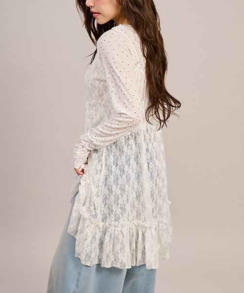 Lace抽繩吊帶外搭【JOT003】