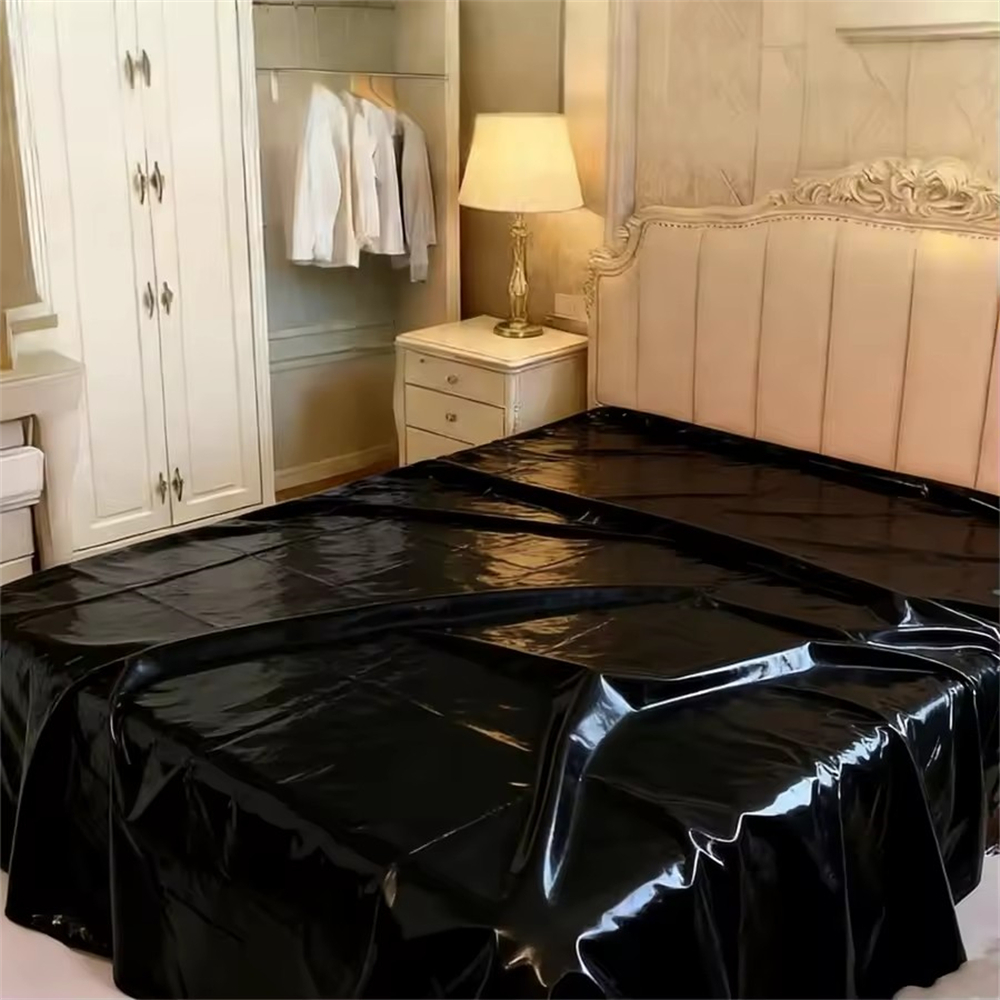 PVC床單 130*220cm 黑色 UB0276