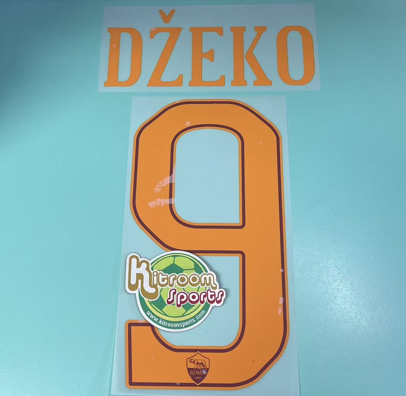 2016-17 Roma Home Nameset #9 DZEKO