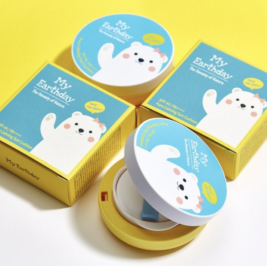 韓國 My Earthday 兒童舒緩防曬氣墊SPF44 / PA++++ ｜Pure Calming Cushion