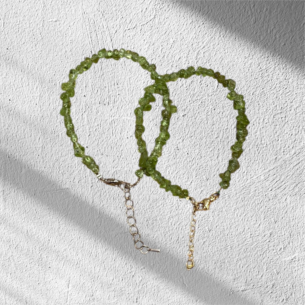 Peridot Crystal Bracelet 