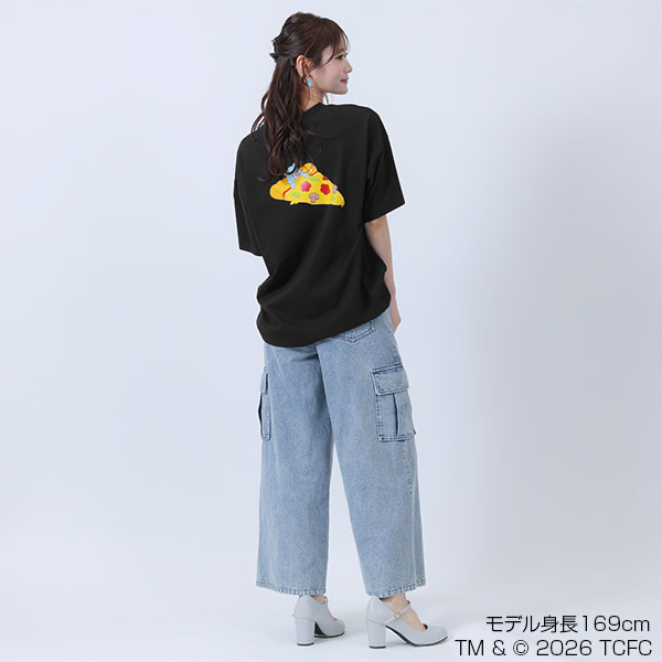 🎀【預訂】MARY QUANT x Care Bears Pizza Big T-shirt BK