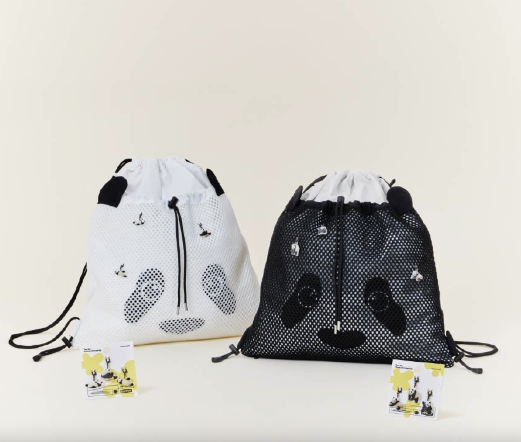 📦訂購 韓國代購 COLLER x Everland Bao Family 寶家族 睿寶輝寶 STRING BAG 鎖匙扣&索繩背包套裝