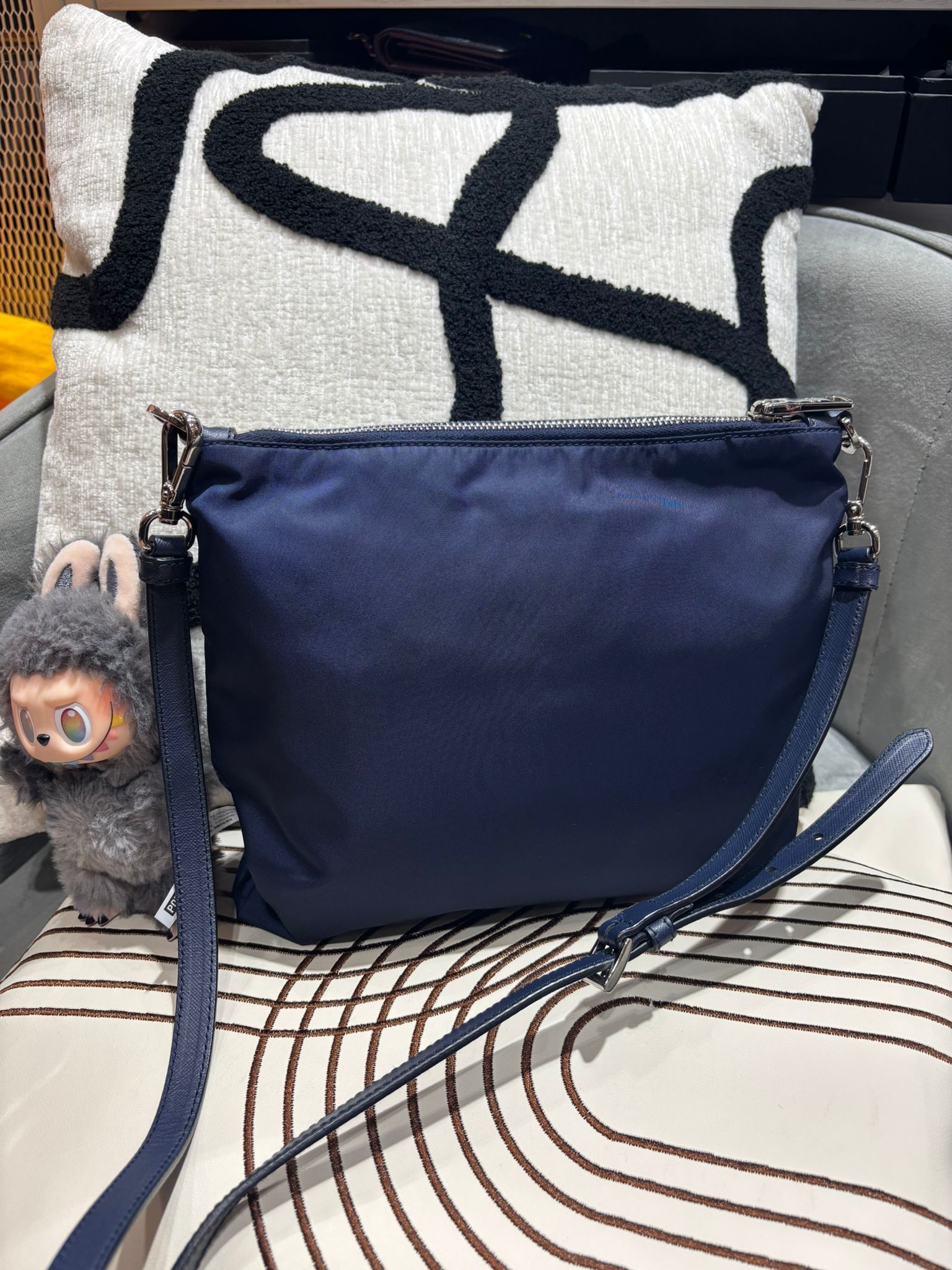 Prada Nylon Crossbody Bag 100%Authentic, 98%New ✅Dust bag