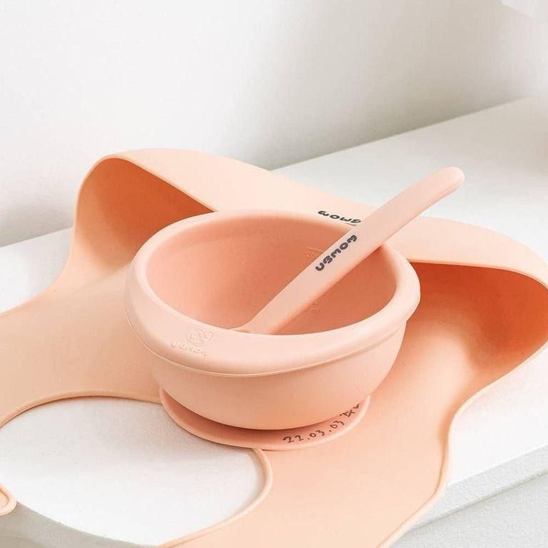 Ubmom鉑金矽膠吸附碗