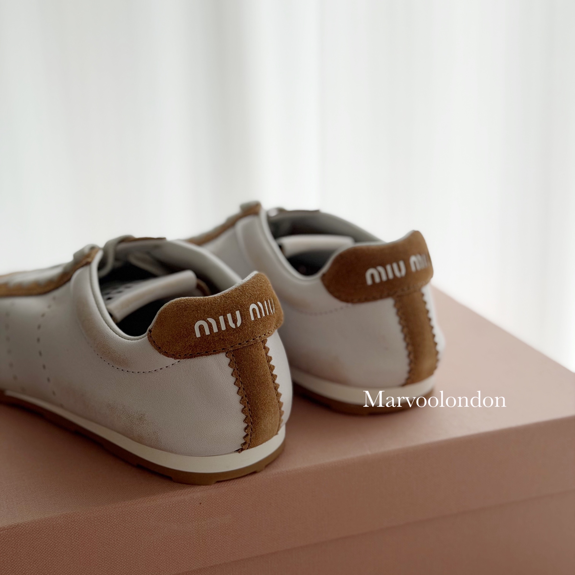 限時優惠✨現貨🍒MIUMIU PLUME 造舊sneaker  Size 35-38