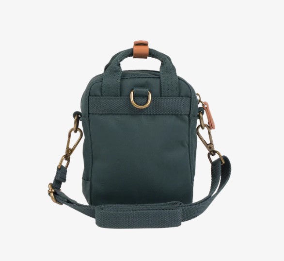 全新 Doughnut Macaroon Tiny Crossbody Bag 斜背包 (石板綠 x 黃)