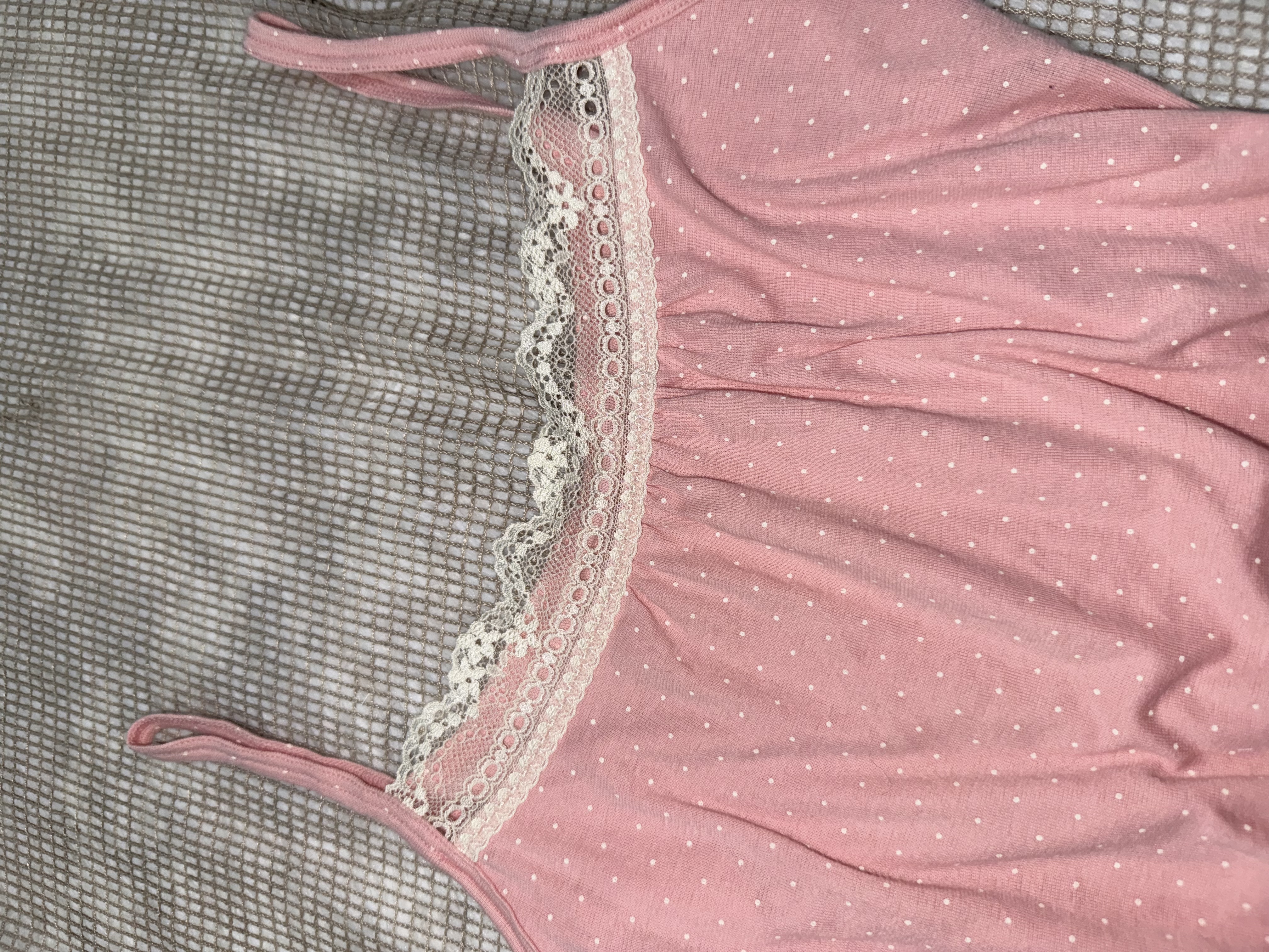 Blush Cotton-Blend Pointelle Cami