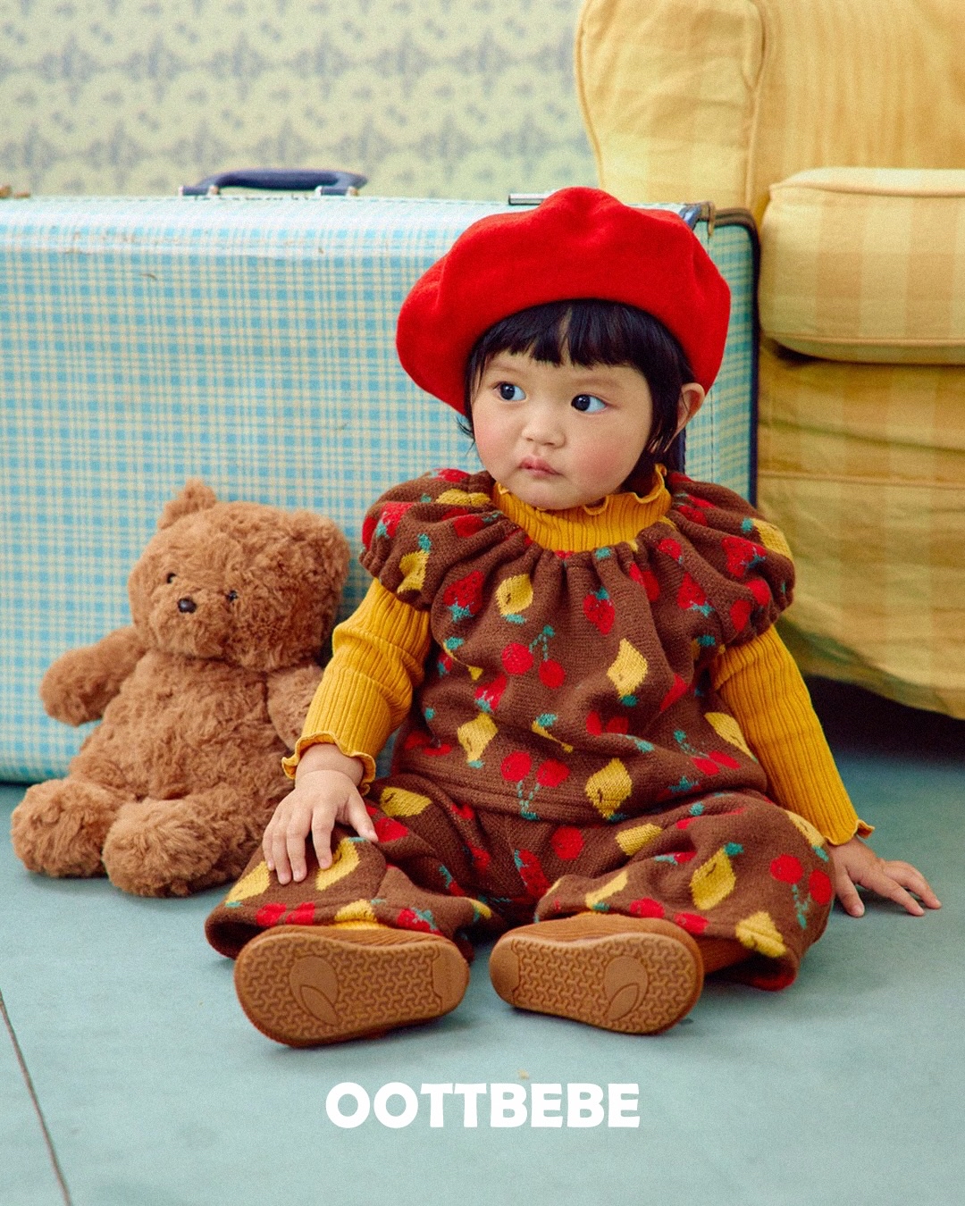 OOTT | Cherry Puff Knit Set