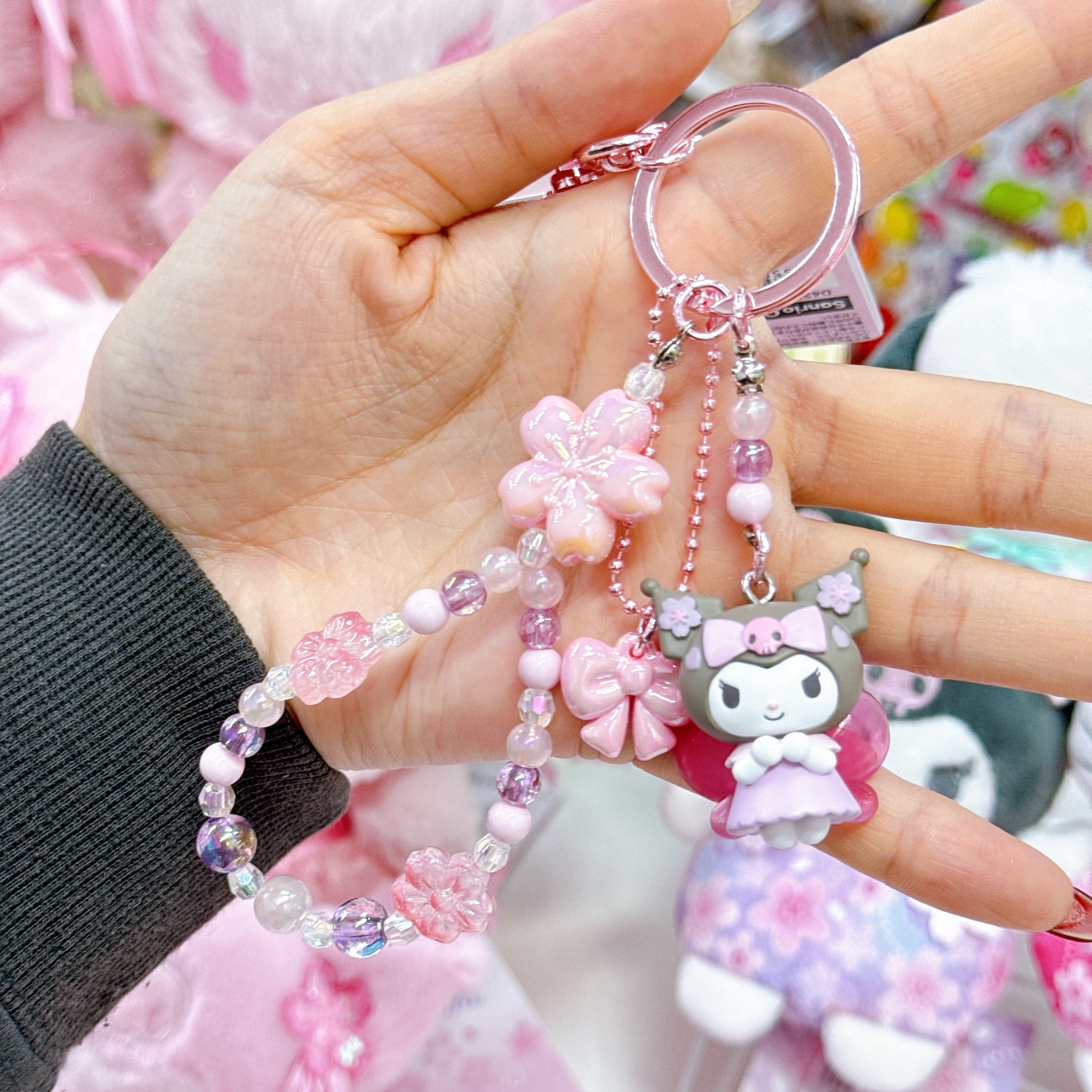 日本直送Sanrio 櫻花主題系列鎖匙扣