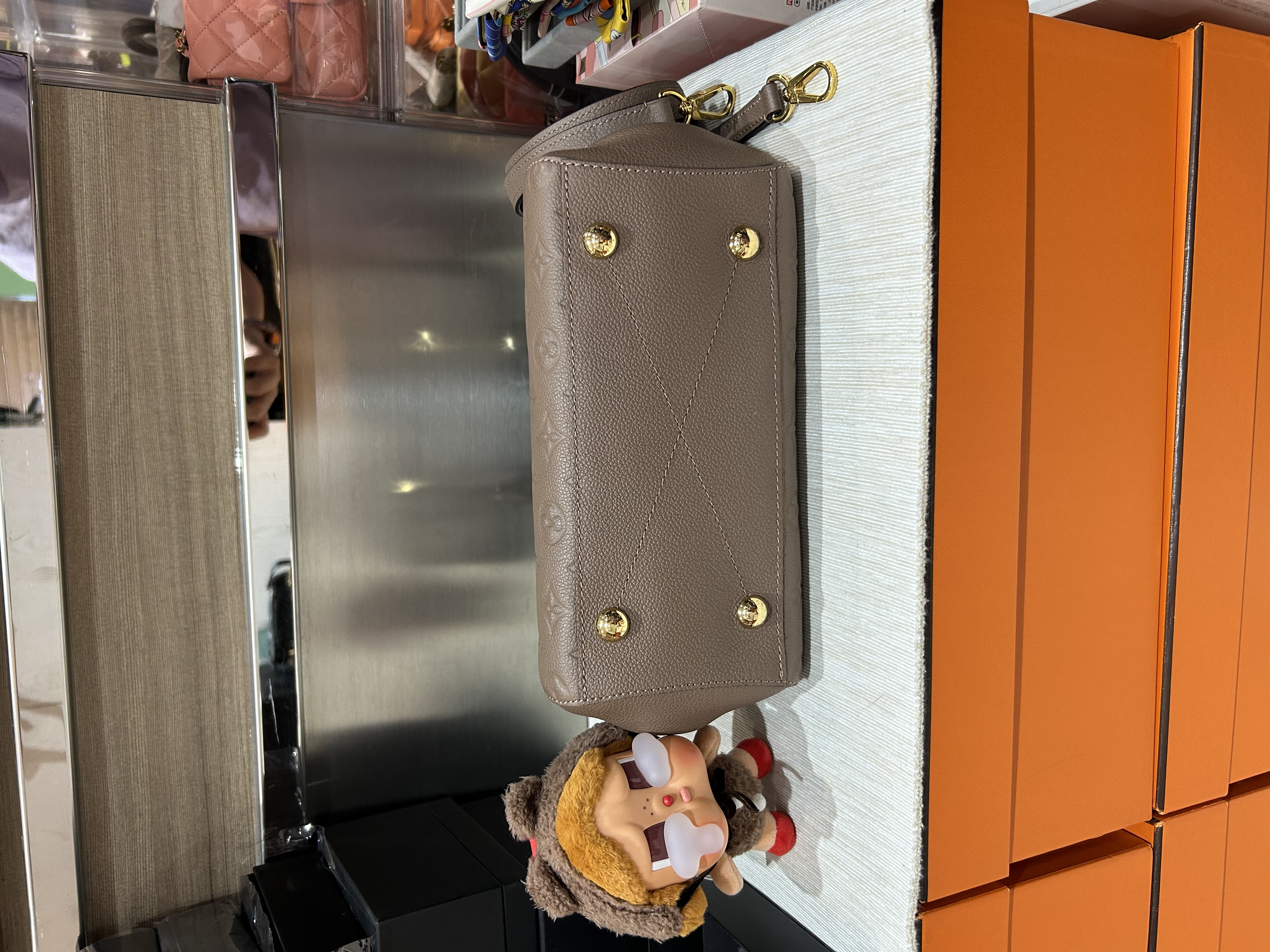 Lv montaigne bb empreinte calfskin 100%Authentic,98%new ✅key lockpad✅strap✅dust bag  