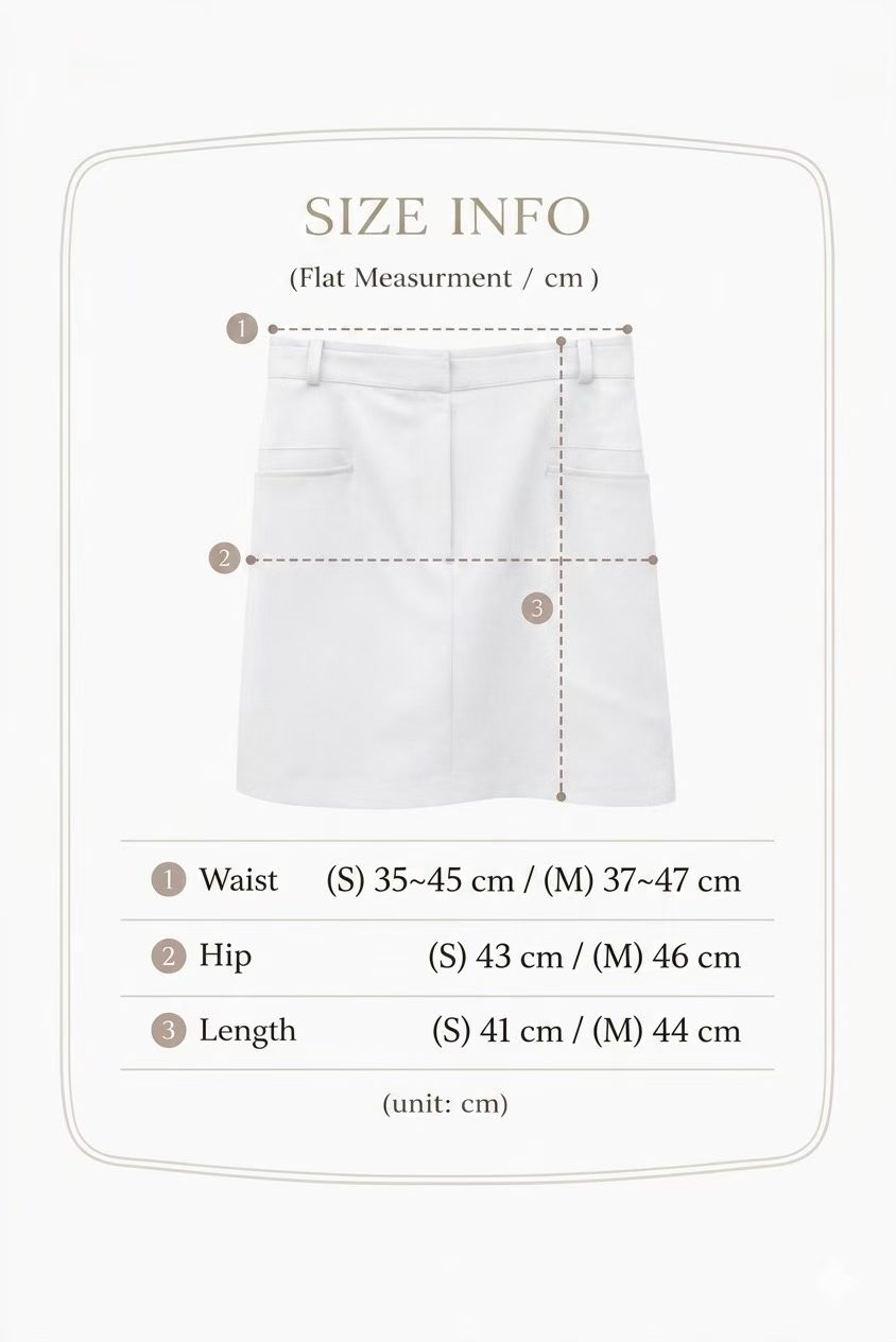 MT13_05 彈性直身SK (2色)