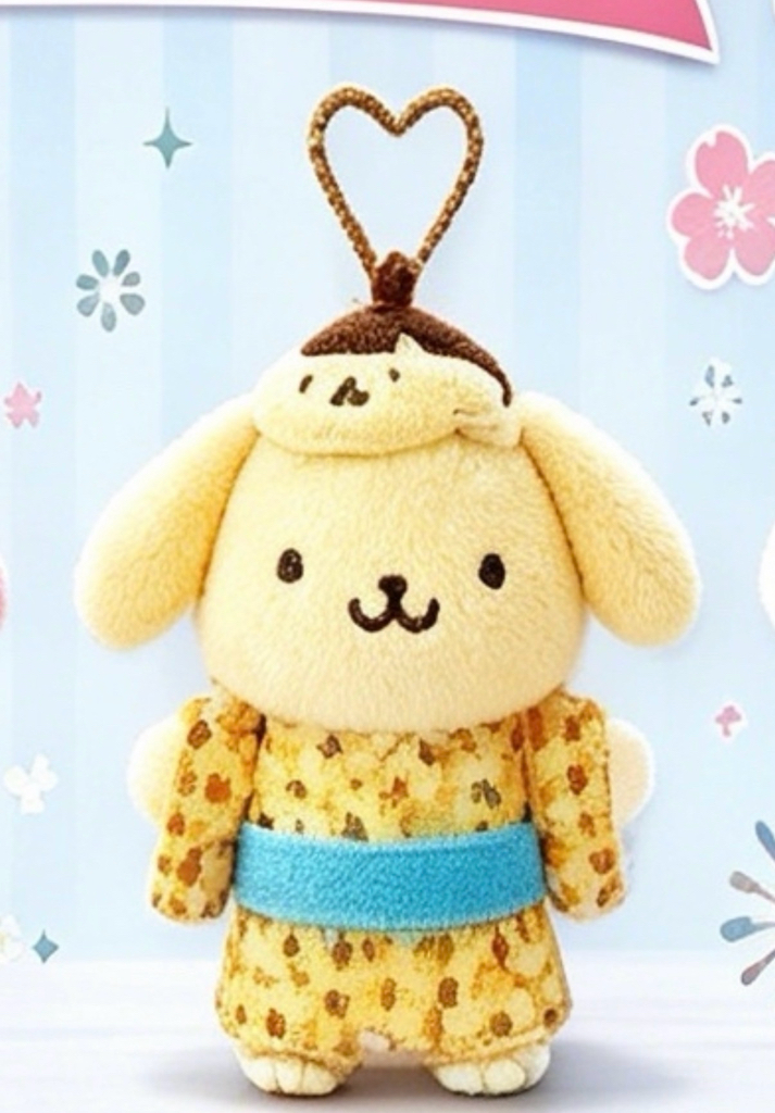 [7月尾到貨] Sanrio 7月新款和服浴衣公仔掛件系列