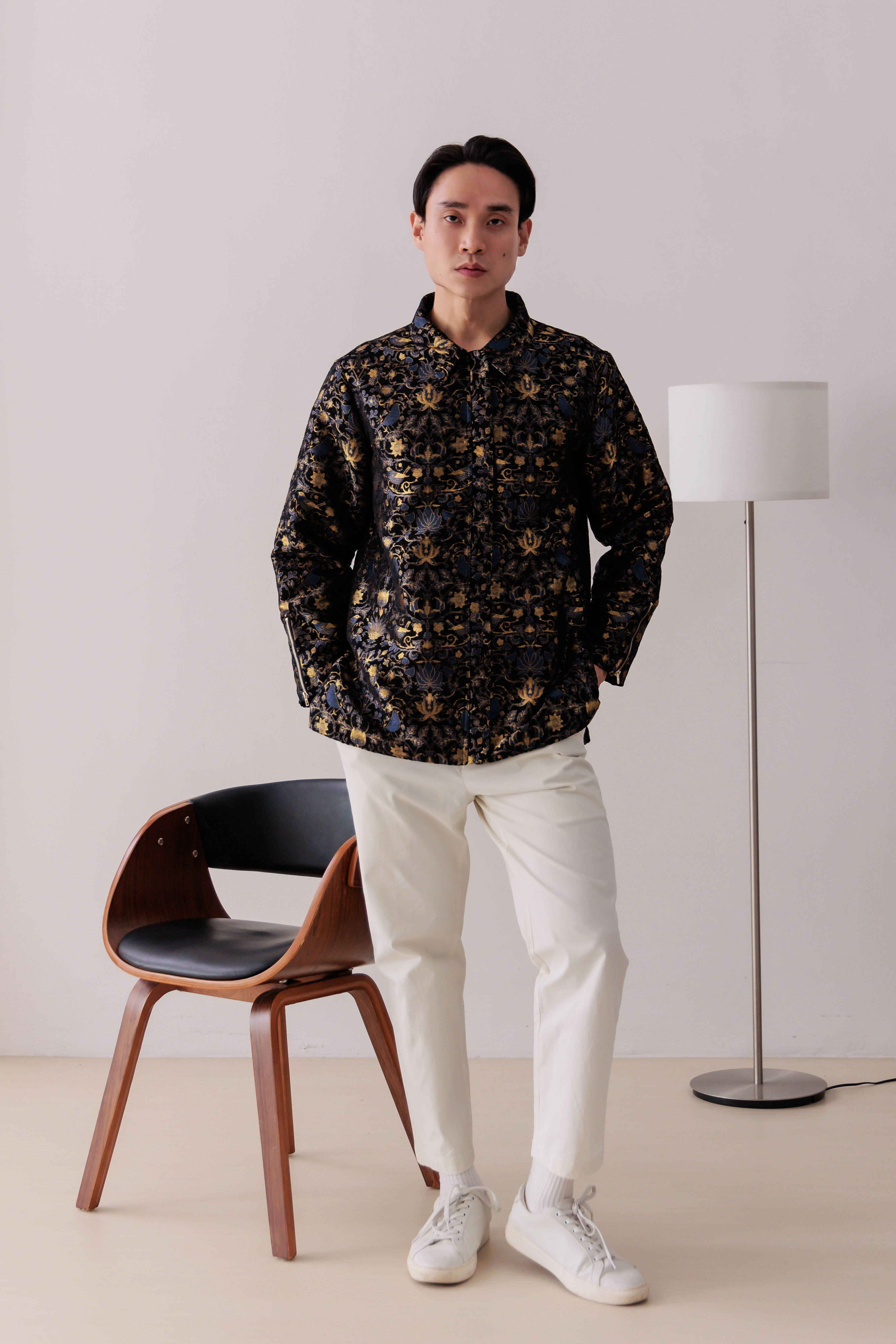 【Pre- Order】Royal Tapestry Botanical Jacquard Shirt 鼎盛尊华 IW009