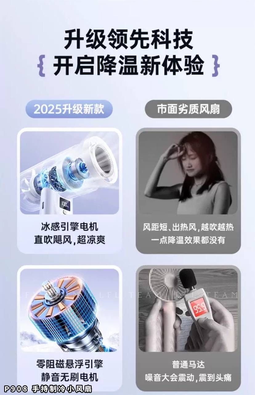 P908 手持制冷小风扇