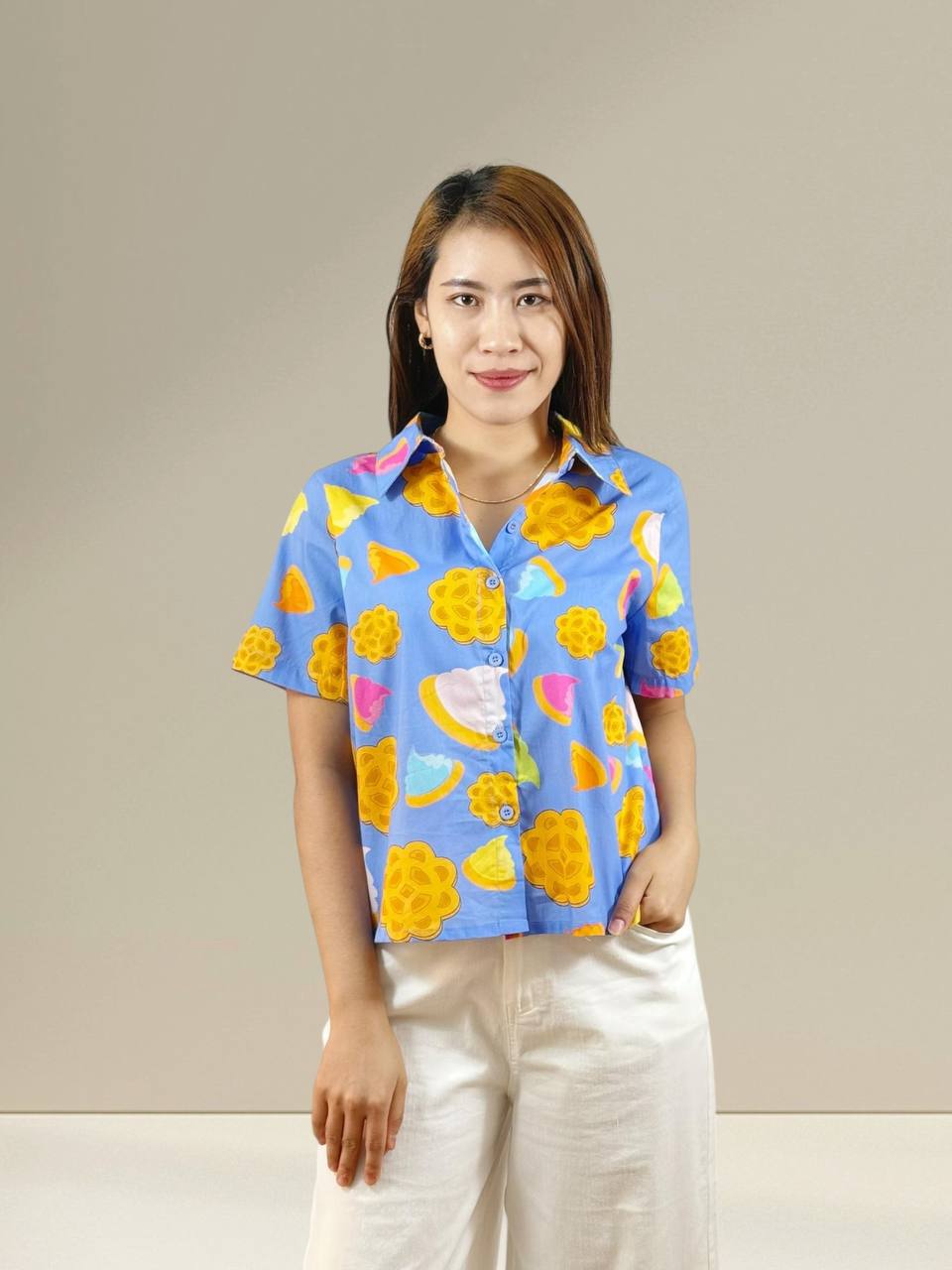 T9510 - Biskut Butang Haw Shirt