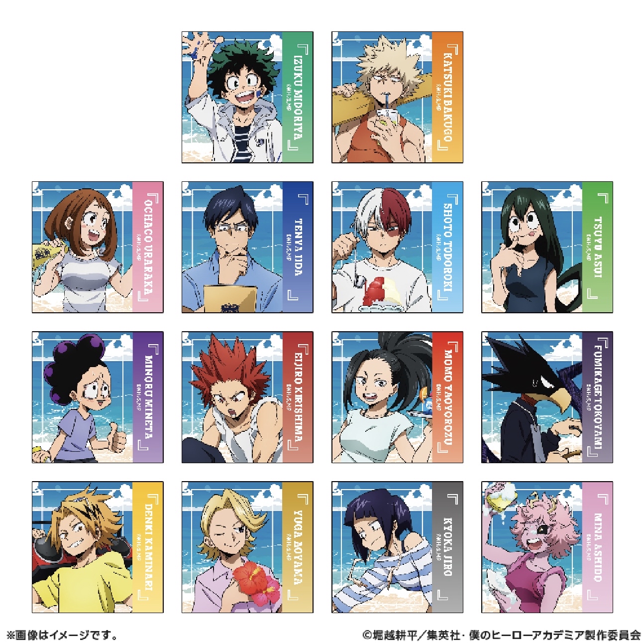 Preorder預9/2026年我的英雄學院10周年記念 貼紙 vol1原盒