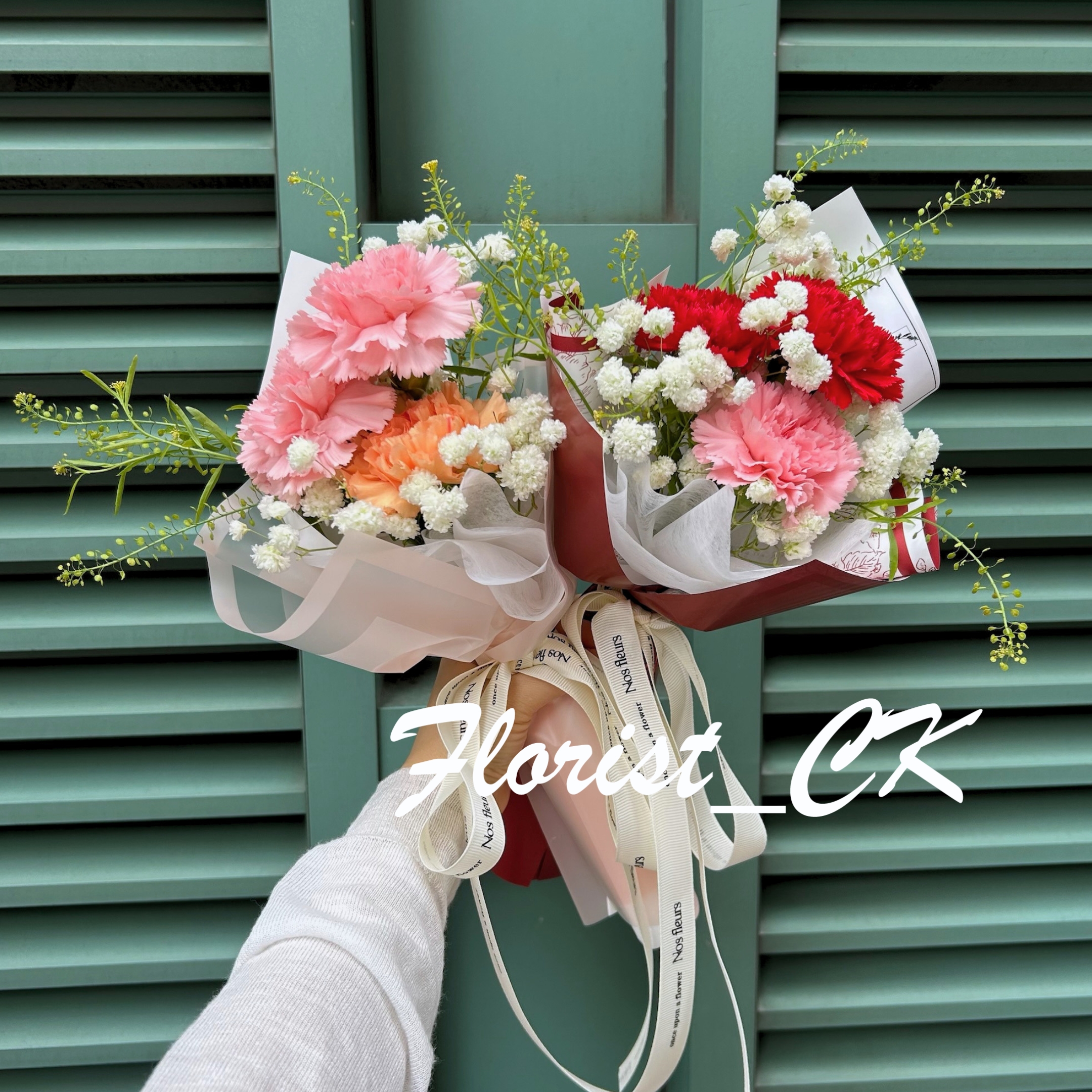 【2026 母親節推介】Velvet Heirloom｜康乃馨鮮花小花束  (預訂款，只限5月4日至10日限量供應)