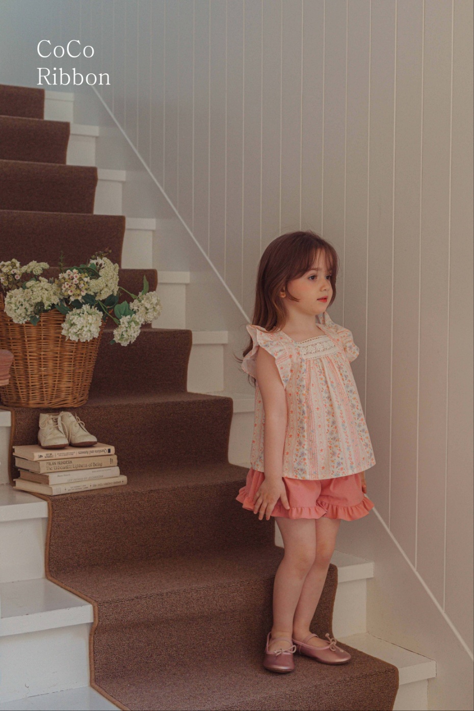  【預訂】 韓國直送 南大門童裝 碎花圖案上衣