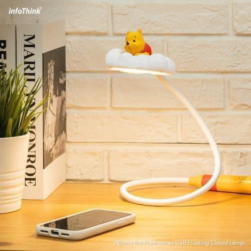 台灣 Infothink 小熊維尼系列 USB充電飄飄雲LED燈
