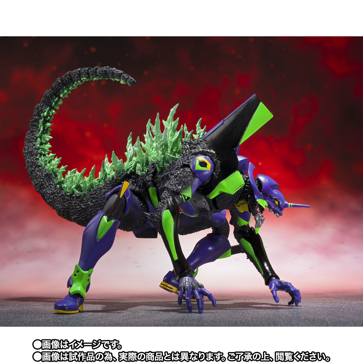 (預訂訂金 $400) (總價 $970) (魂限) Bandai S.H.MonsterArts 哥斯拉 VS 新世紀福音戰士 EVA-01 初號機 "G" 覺醒形態 (行版) SHMA GODZILLA VS Evangelion Test Type-01 "G" Awakening Form 