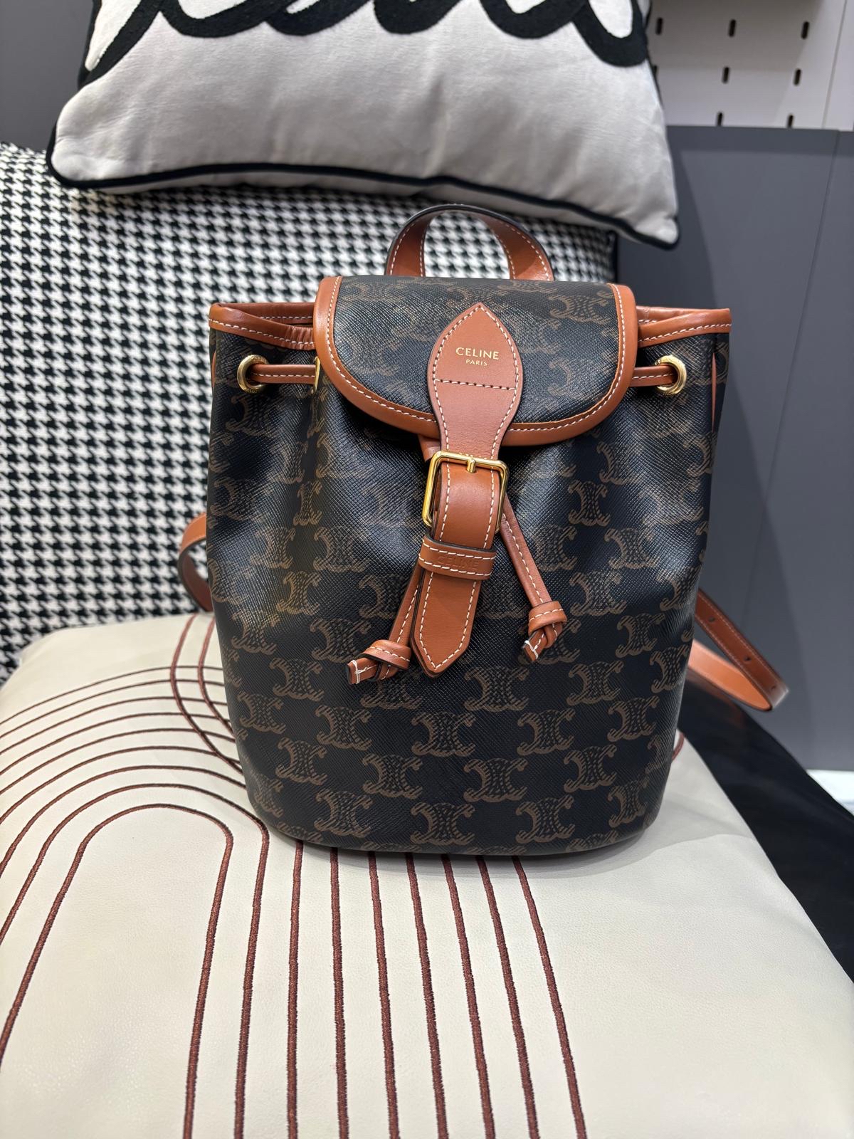 Celine folco mini backpack 100%Authentic,98%new ✅tap ✅dust bag  