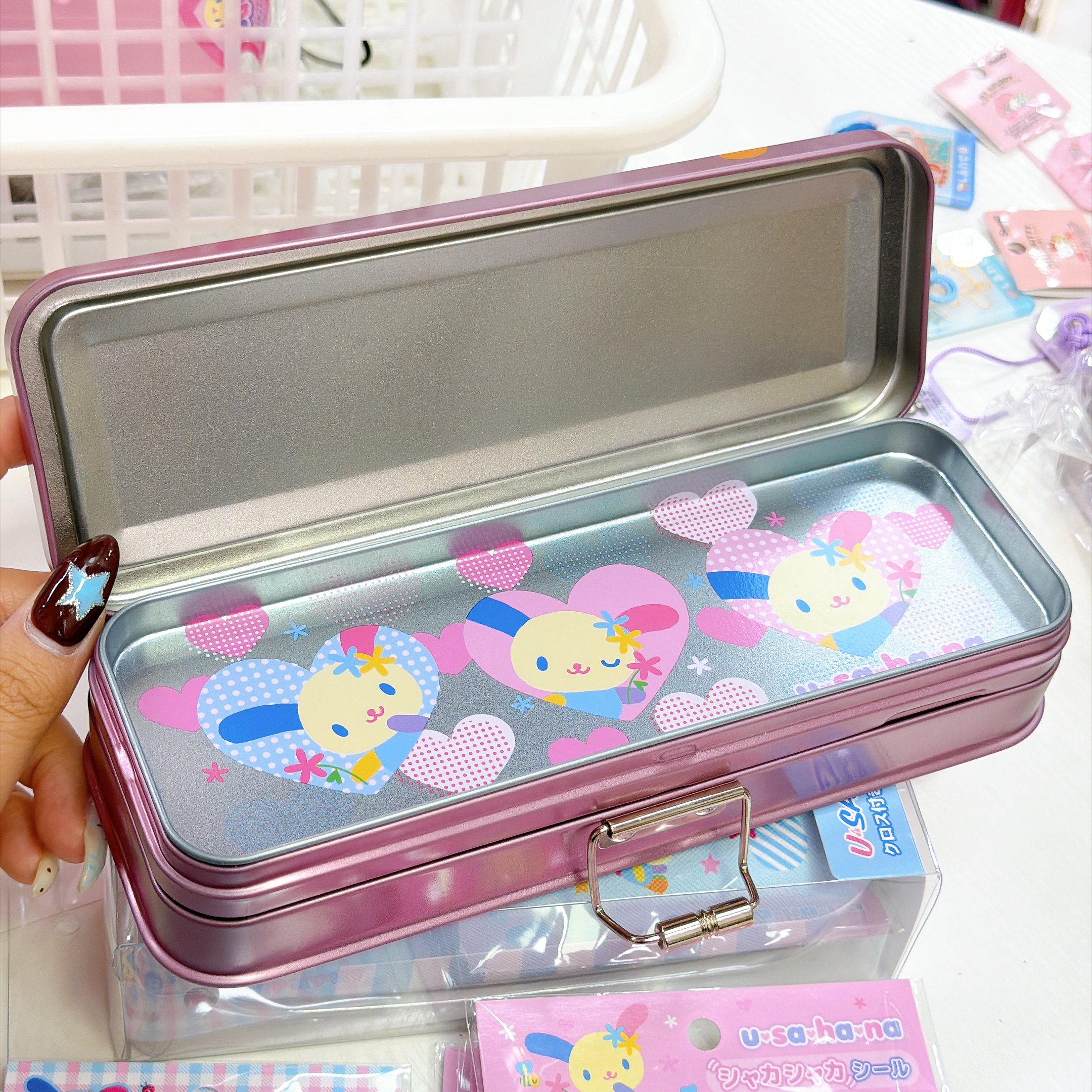 日本直送日本Sanrio  usahana 新款文具產品貼紙￼