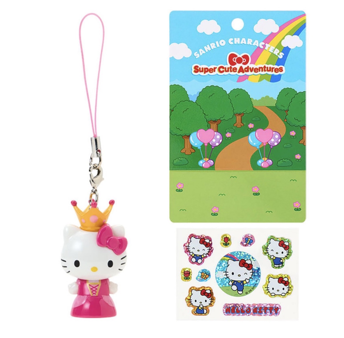 Sanrio 公仔掛飾連貼紙