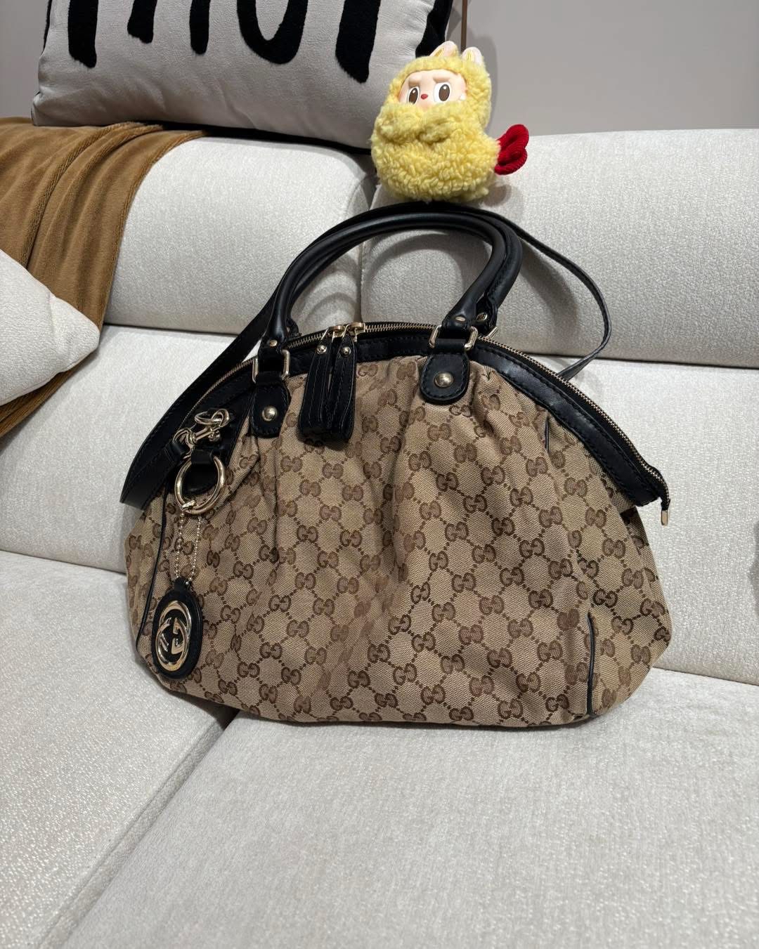 Gucci 2way bag GG Shoulder Bag 100%Authentic,93%new ✅肩帶✅dust bag
