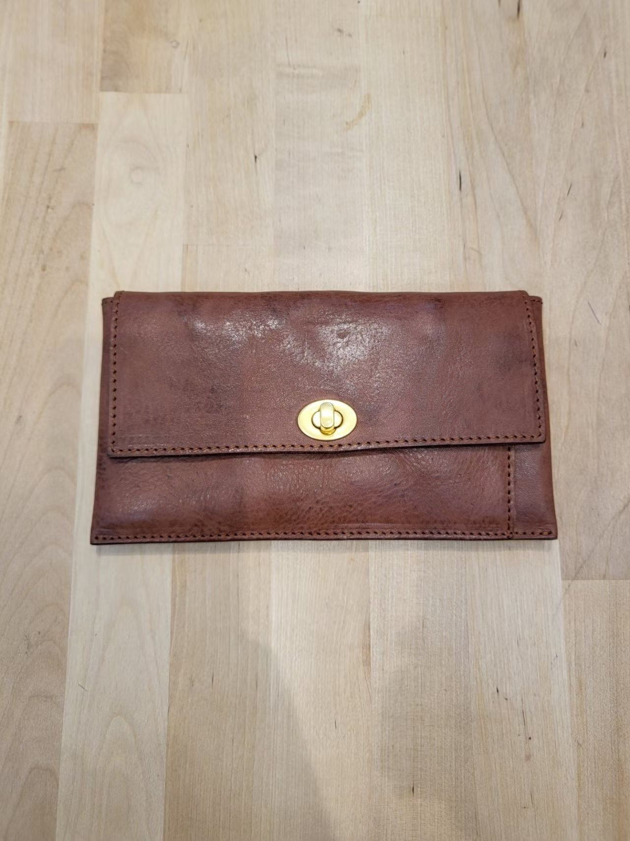 VE OY 手工牛皮長銀包套裝