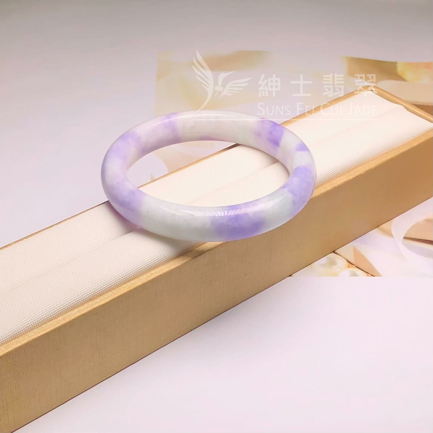 木那濃色藍紫福鐲52.7mm