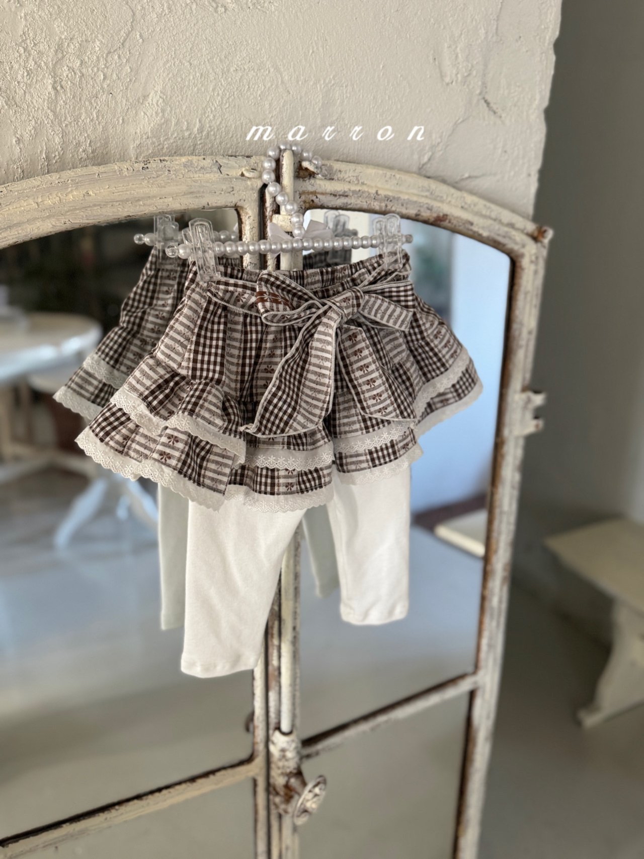 🇰🇷Marron skirt leggings