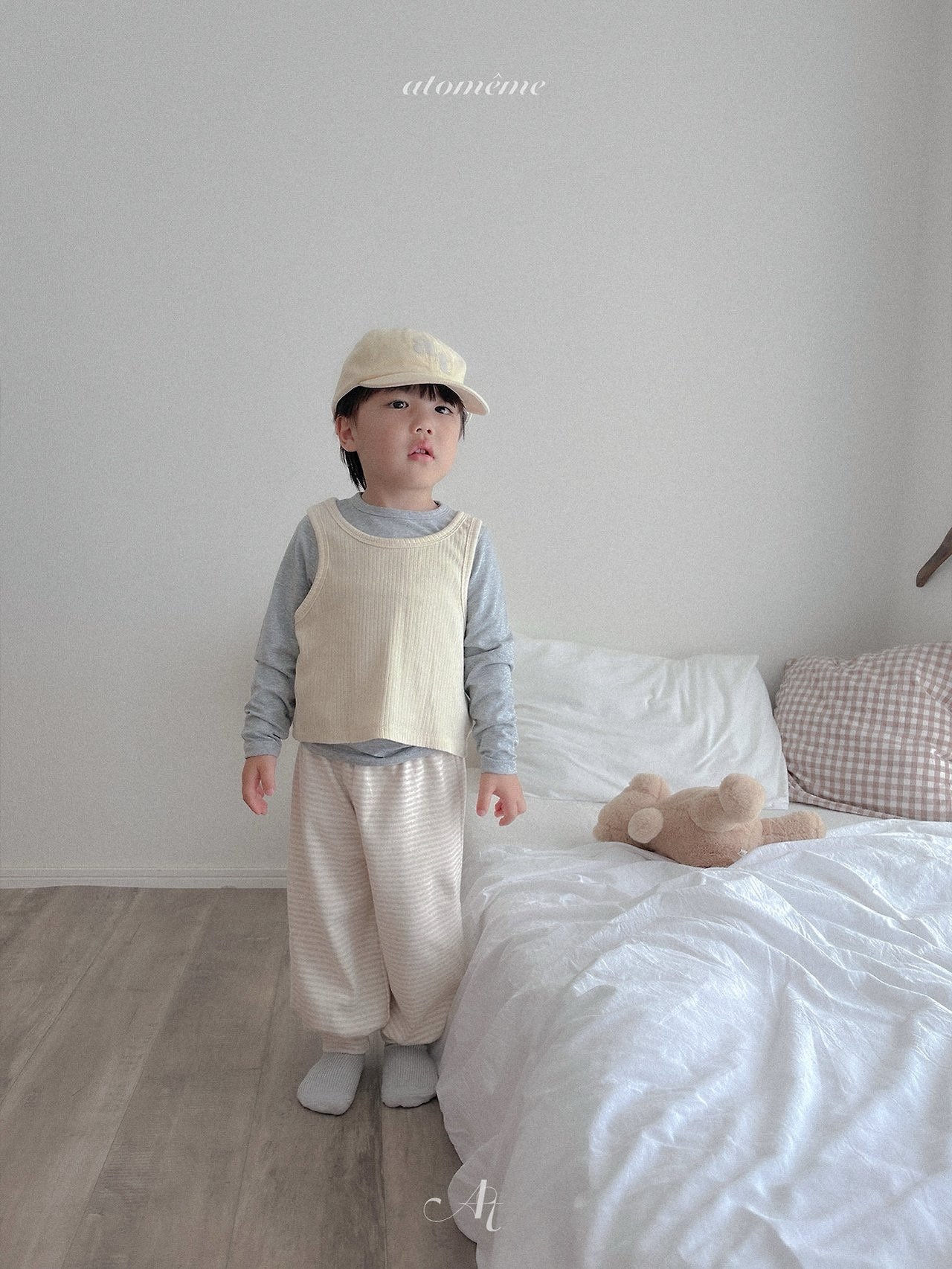 Atomeme | Bunny brown stripe pants