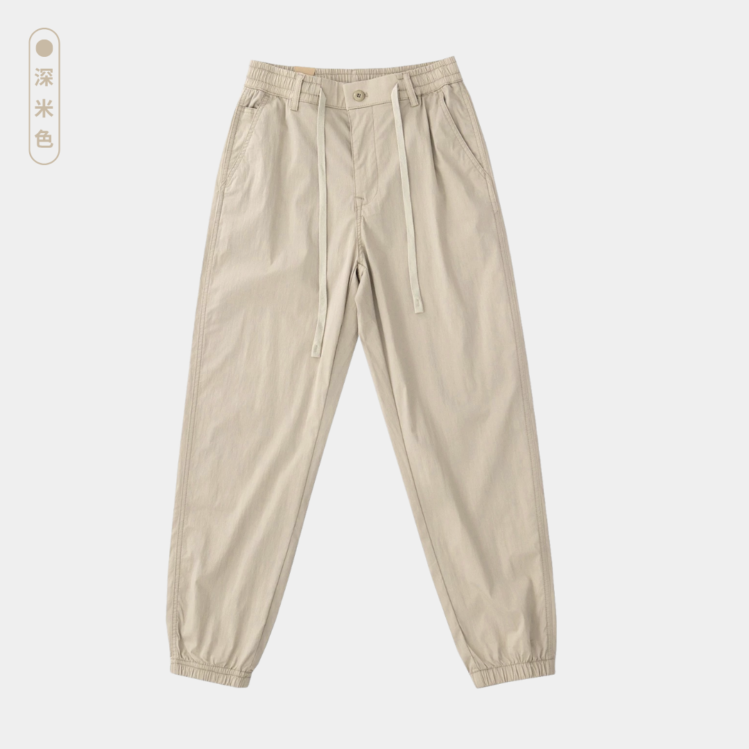 涼感微彈束腳褲